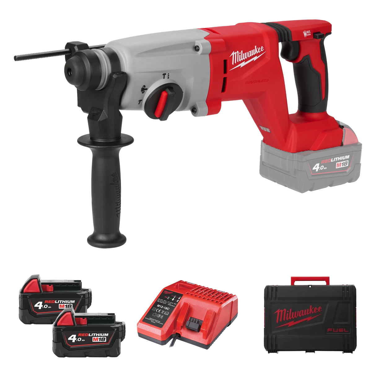 Tassellatore Milwaukee M18 BLHACD26-402X 18V 4Ah