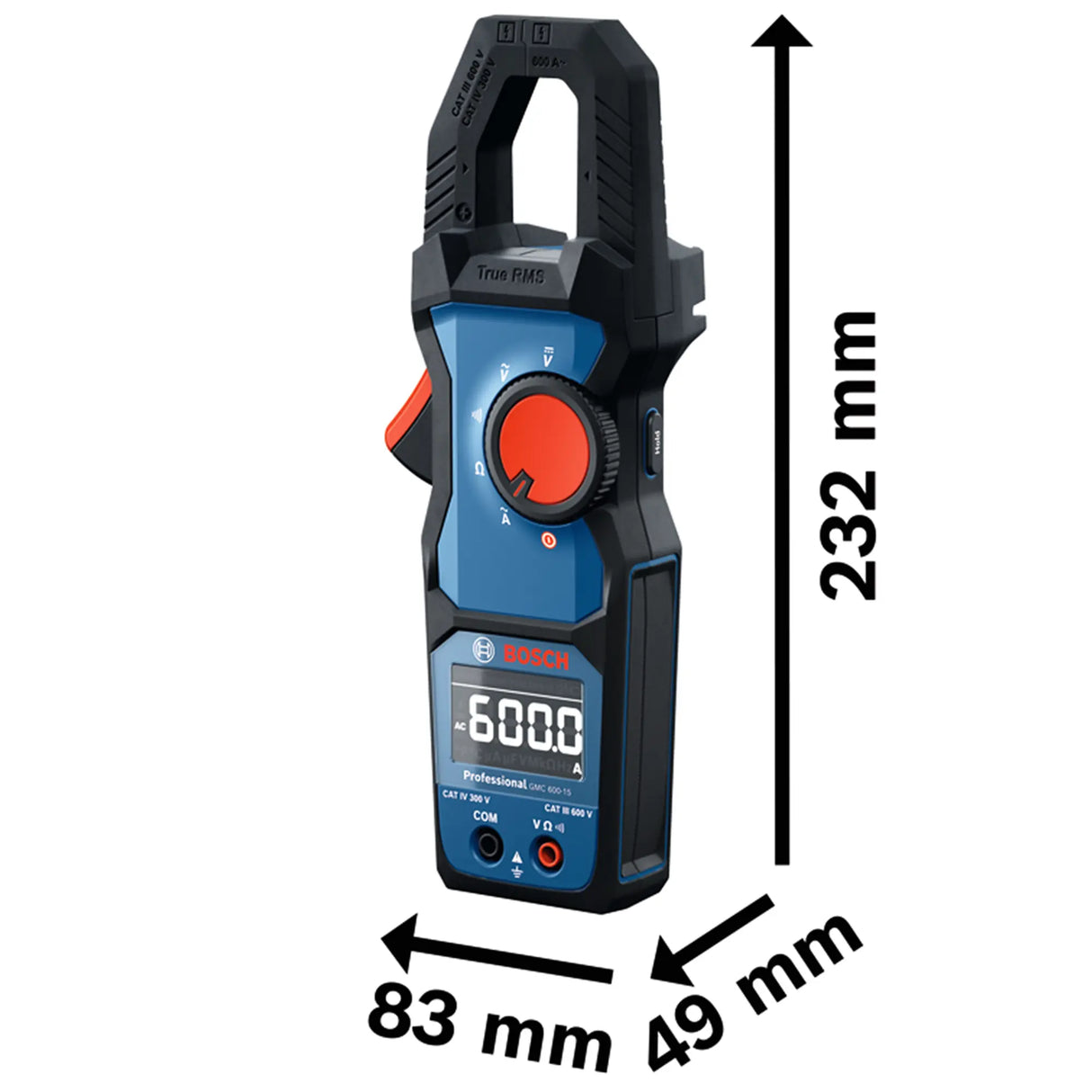 Pinza Amperometrica Bosch GMC 600-15