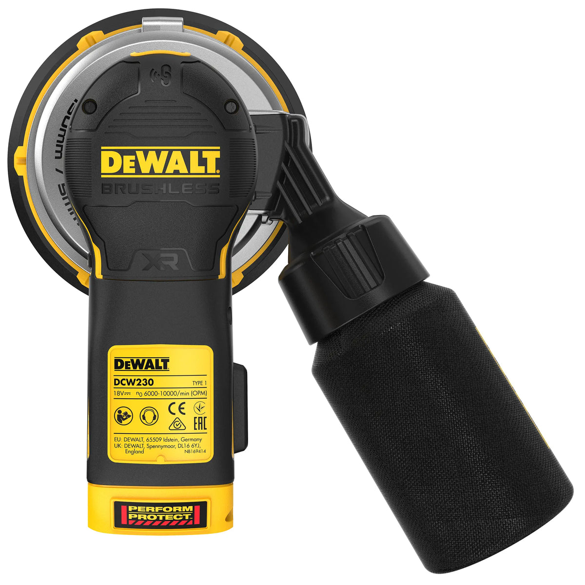 Levigatrice Eccentrica DEWALT DCW230NT 18V