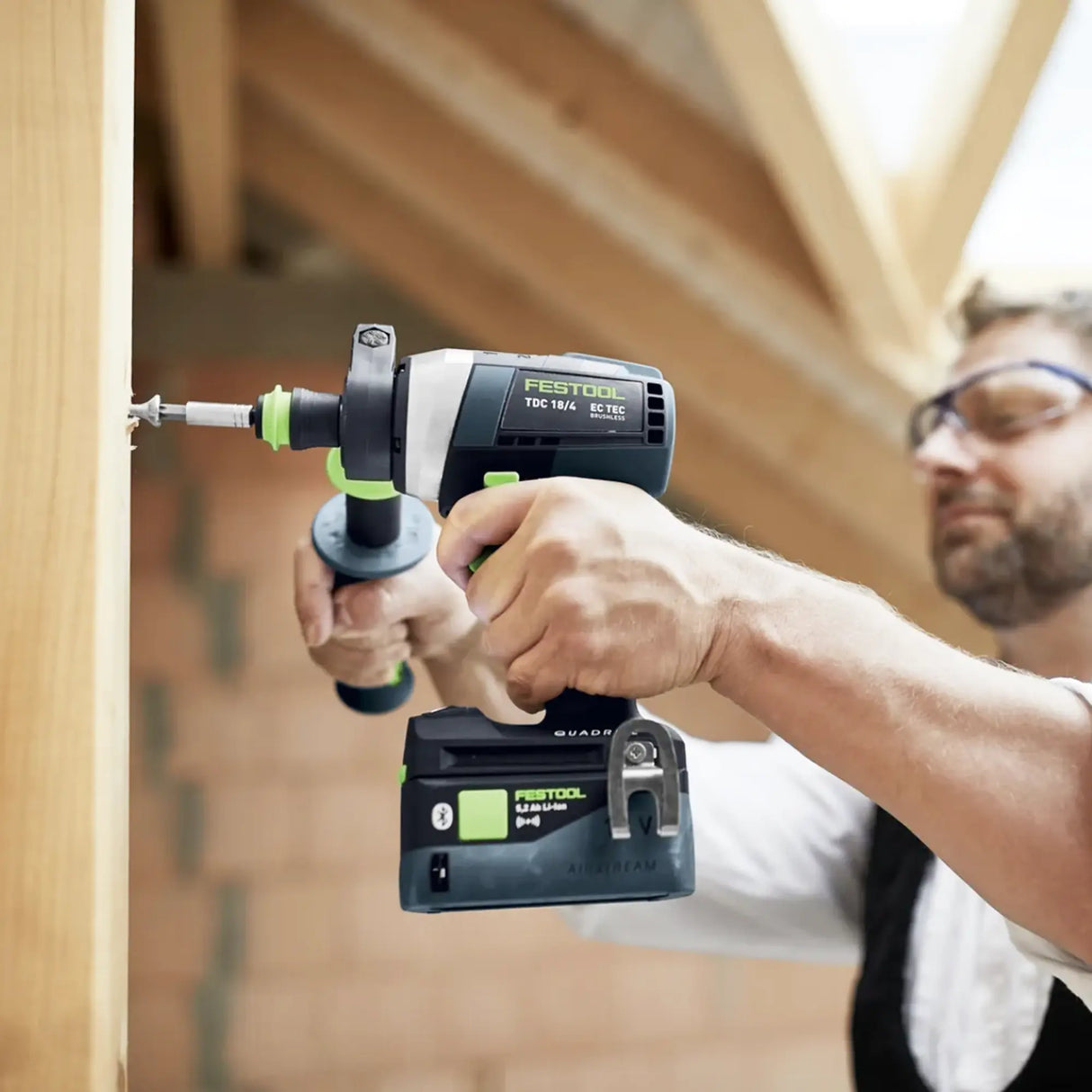 Trapano Avvitatore Festool TDC 18/4-Basic QUADRIVE 18V