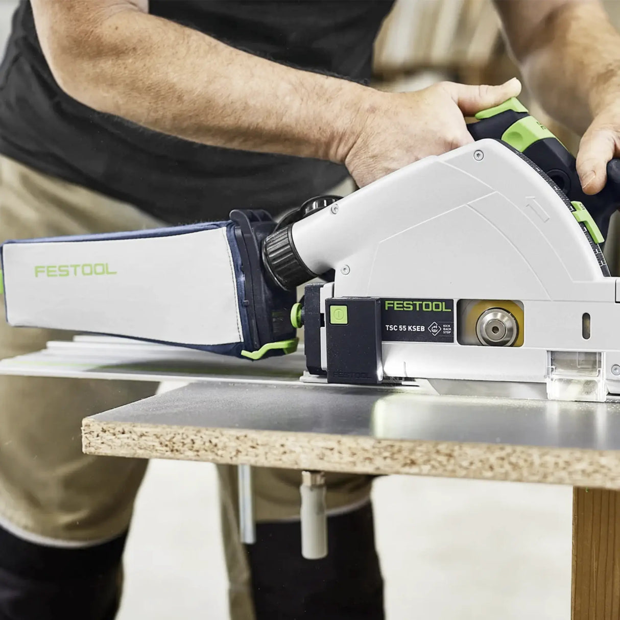 Sega ad affondamento Festool TSC 55 KSEB-Basic 18V