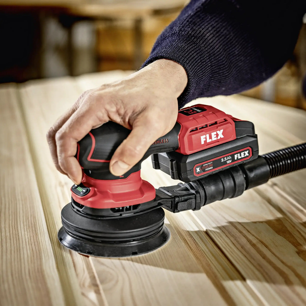 Levigatrice rotorbitale Flex ORE 2-125 18V EC C