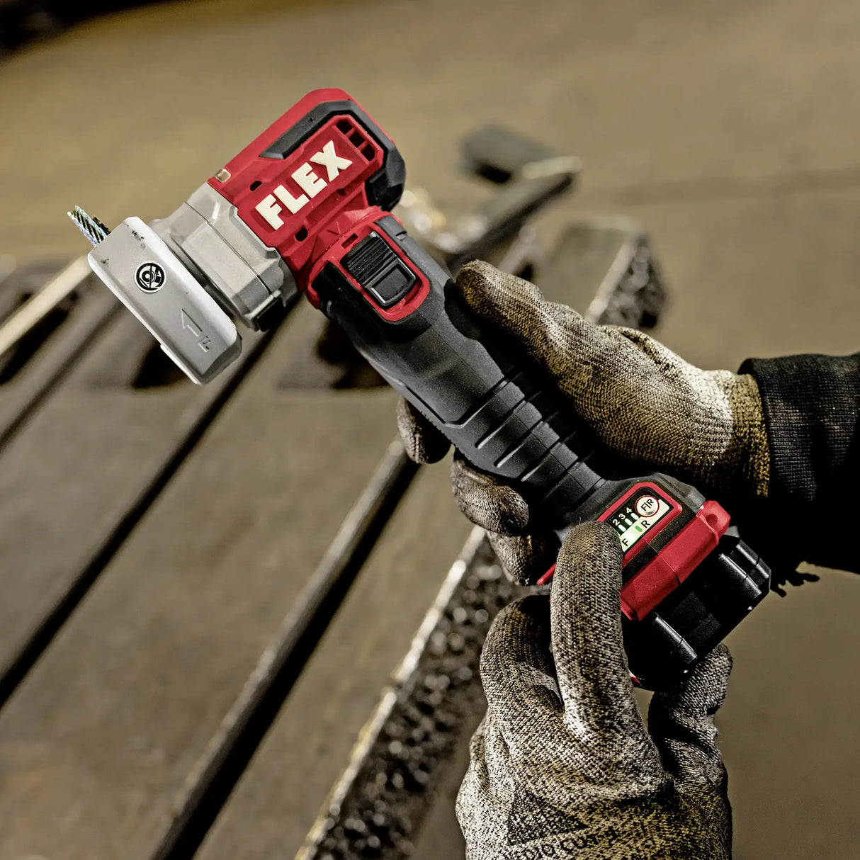 Haakse slijper Flex LBE 76 12V EC C