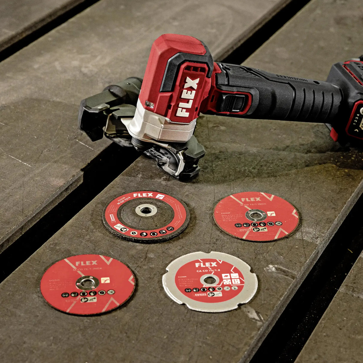 Haakse slijper Flex LBE 76 12V EC C