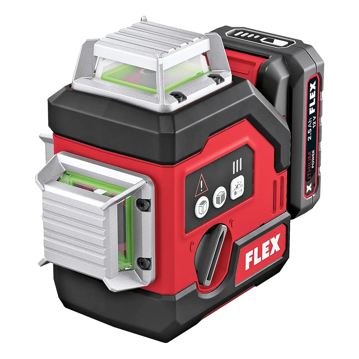 Laser a croce Flex ALC 3/360-G/R 12 Set 12V 2.5Ah