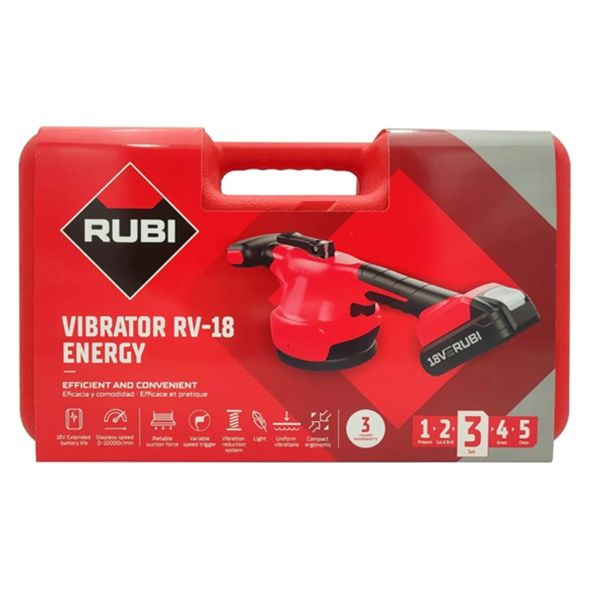 Vibratore Rubi RV-18 Energy 18V 2Ah