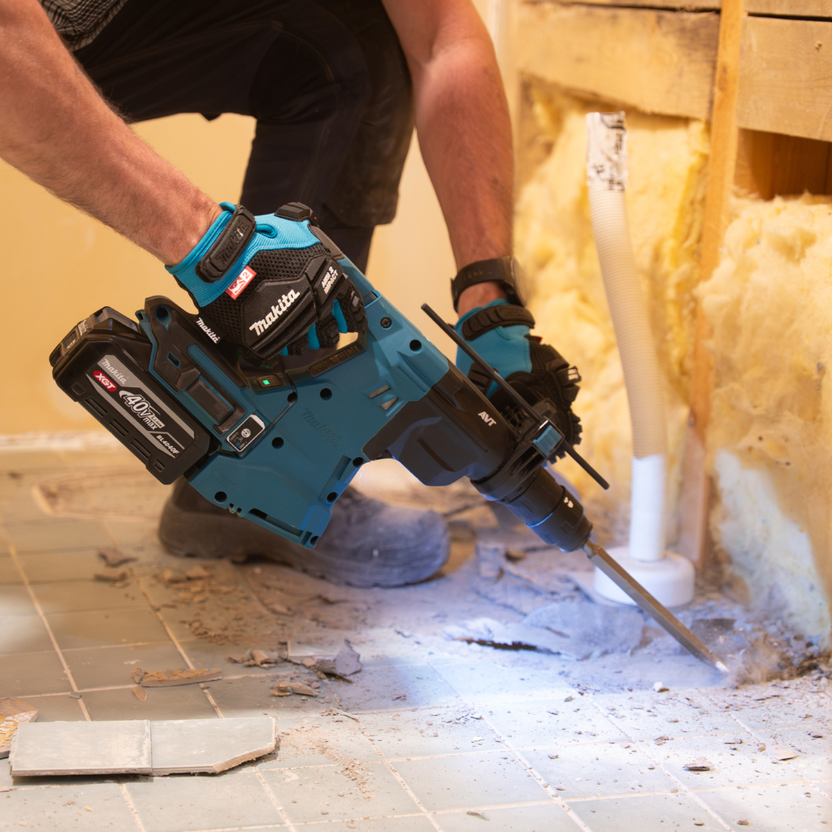 HR012GZ01 - Perceuse à percussion Makita HR012GZ01 XGT 40V SDS-Plus 28mm 3,3J - Image 22