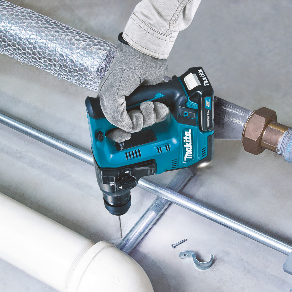 HR140DZJ - Perceuse à percussion Makita HR140DZJ CXT 12V SDS-Plus 14 mm - Image 9