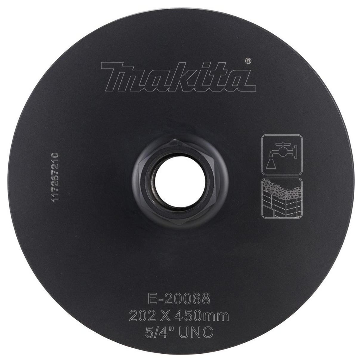E-20068 - Couronne de diamant Makita E-20068 202 x 450 mm Humide 1-1/4" UNC - Image 5