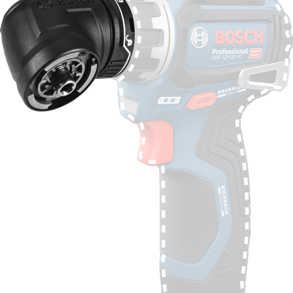 1600A00F5K - Hoekadapter Bosch GFA 12-W PRO FlexiClick - Afbeelding 15