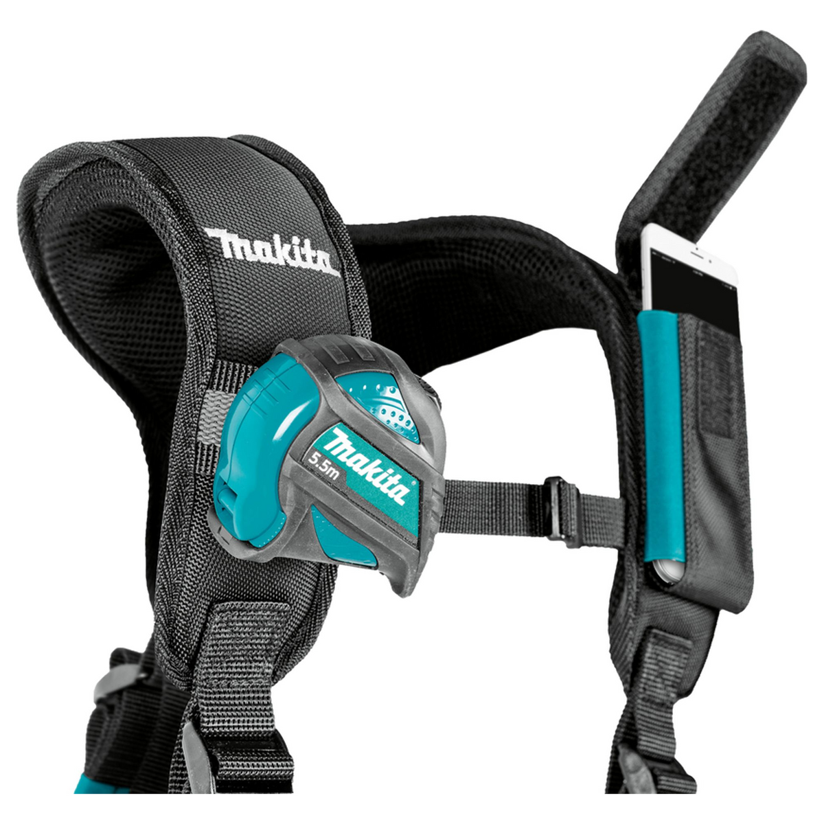 E-15372 - Bretelles rembourrées Makita E-15372 avec support pour smartphone - Image 4