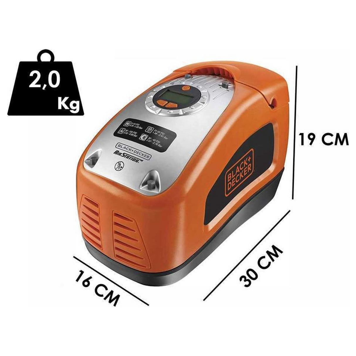 ASI300-QS - Compressore Black & Decker ASI300-QS 230V - Immagine 4