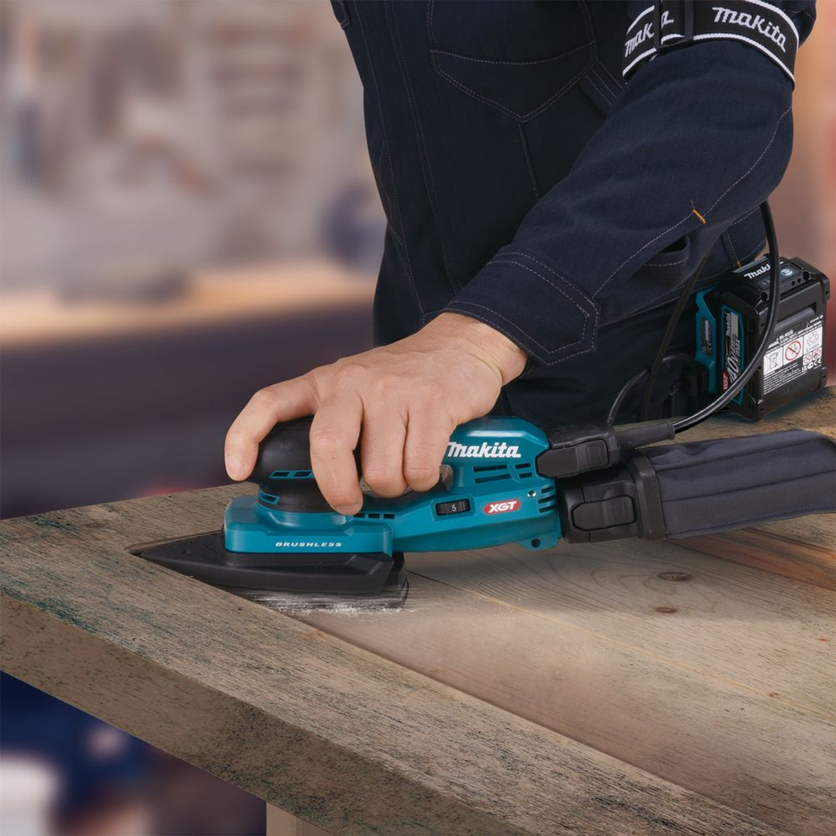 BO006CGZ - Delta excentrische schuurmachine Makita BO006CGZ 40V - Afbeelding 24