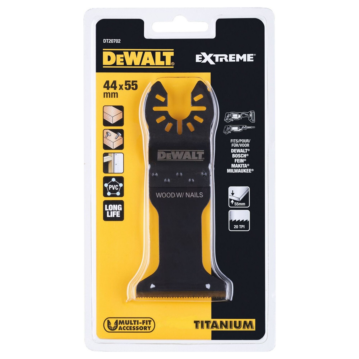 DT20702-QZ - Blad Dewalt DT20702-QZ voor multitool - Afbeelding 10
