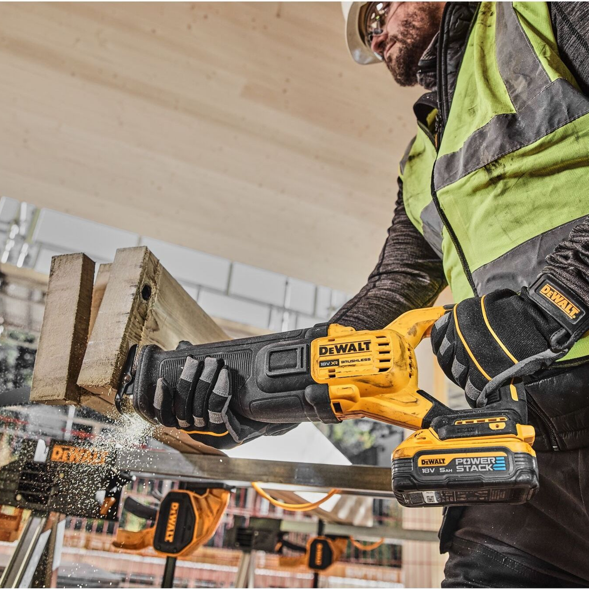 DCS386H2T-QW - Reciprocating Saw Dewalt DCS386H2T-QW 18V 5Ah Borstelloos - Afbeelding 4