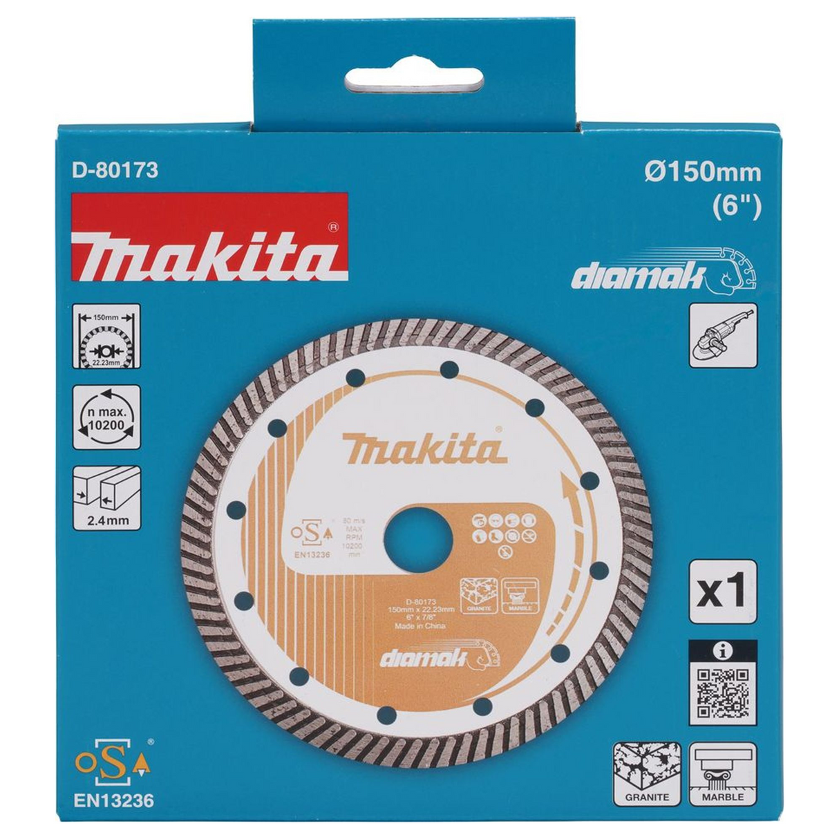D-80173 - Disque diamant Makita D-80173 150 mm - Image 4