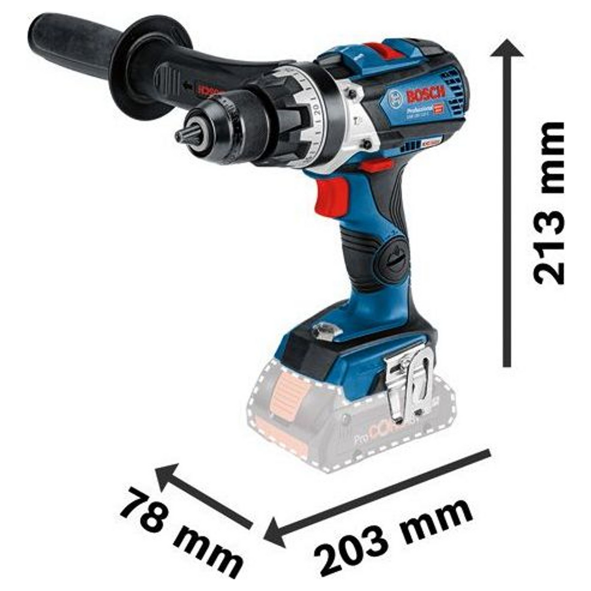 06019G030B - Boordriver Bosch GSB 18V-110 C PRO 18V - Afbeelding 20