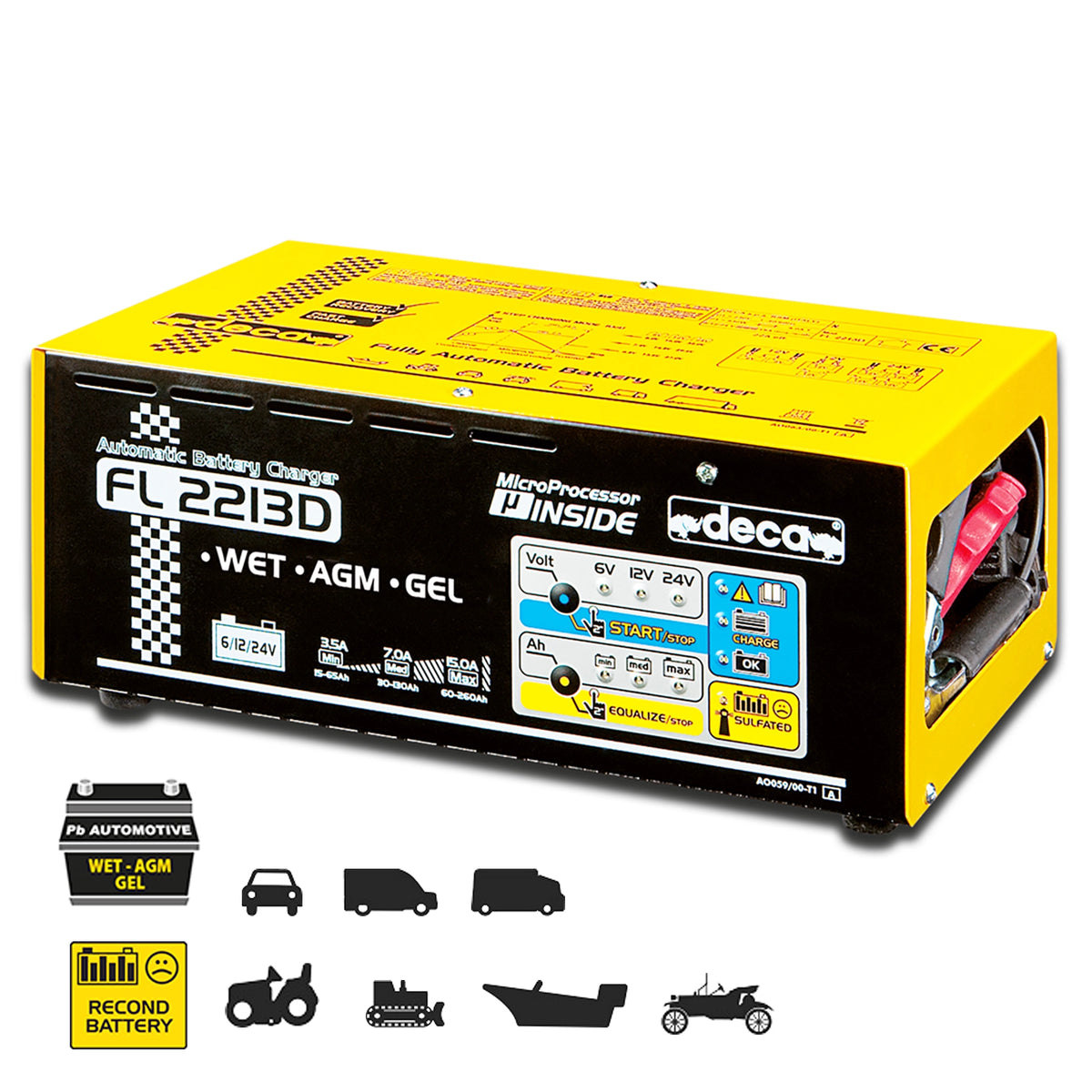 Chargeur de batterie pour onduleur Deca FL 2213D