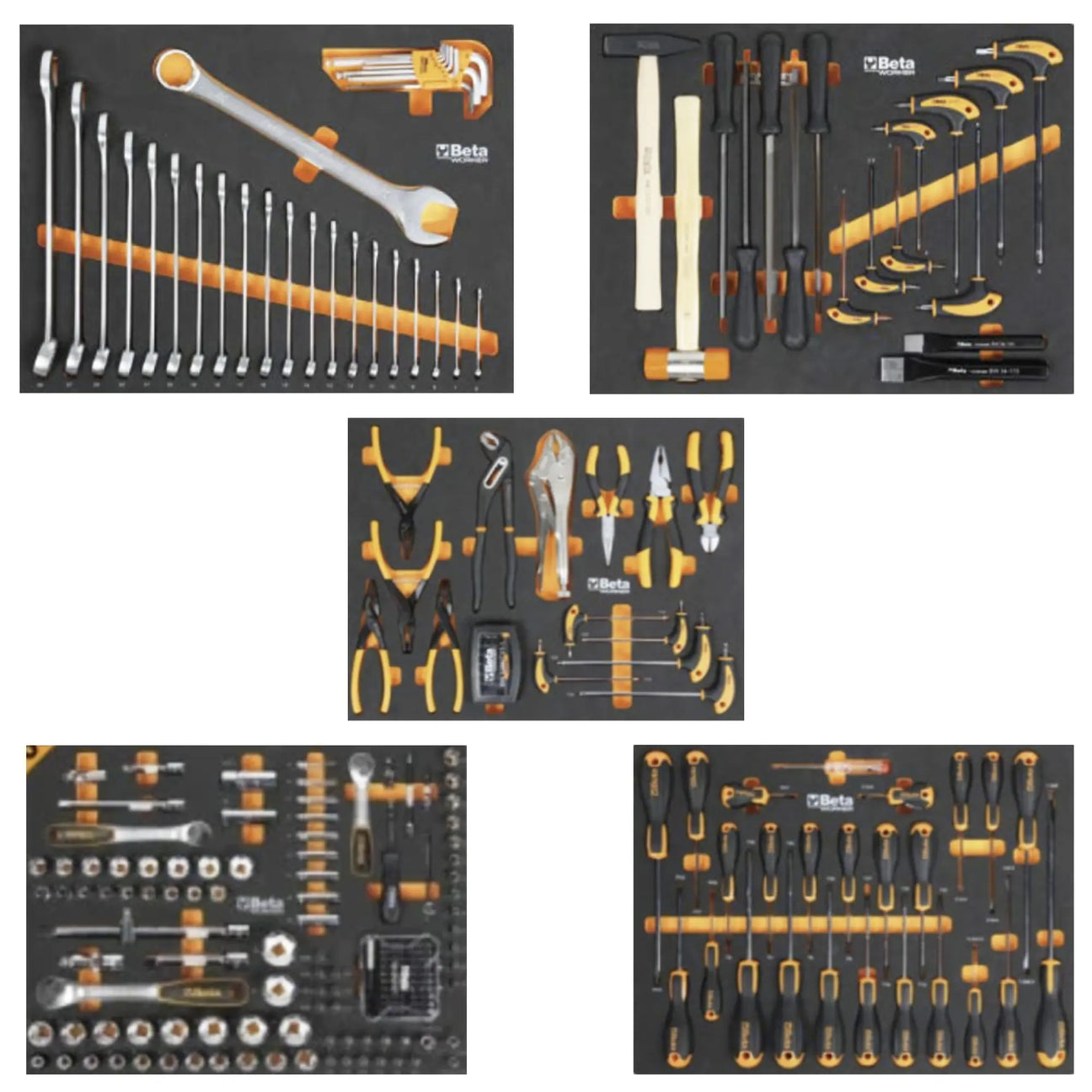 Assortiment d'outils Beta BW 5945/2024 268 UT. C45PRO