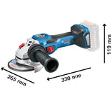 Smerigliatrice Bosch GWS 18V-15 SC