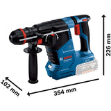 Martello Perforatore Bosch GBH 18V-24 C PRO 18V