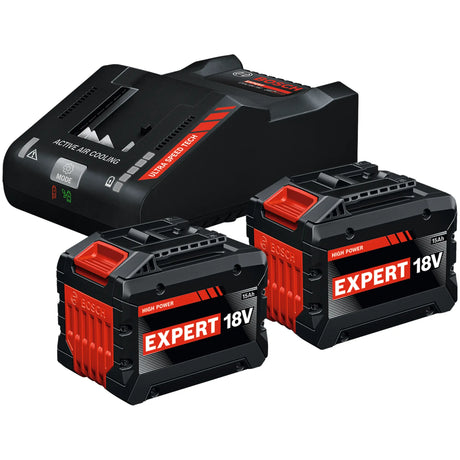 Starter Set Bosch Expert EXBA18V-150 + EXAL18V-160 18V 15Ah