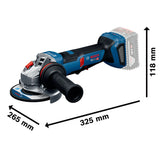Smerigliatrice Angolare Bosch GWS18V-11PS PRO 18V