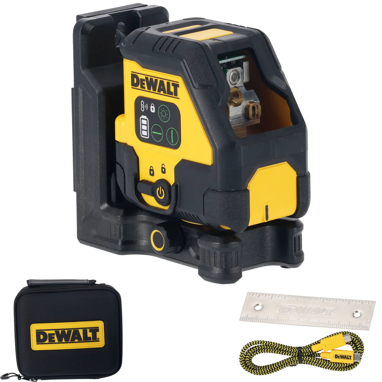 Tracciatore laser a croce verde Dewalt DCLE14201GB-XJ