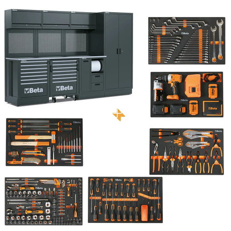 Arredo officina Beta RSC50 2.0 F con 411 Utensili Omaggio