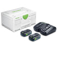 Set Energia Festool SYS 18V 2xTBX4/TCL6DUO 18V 4Ah