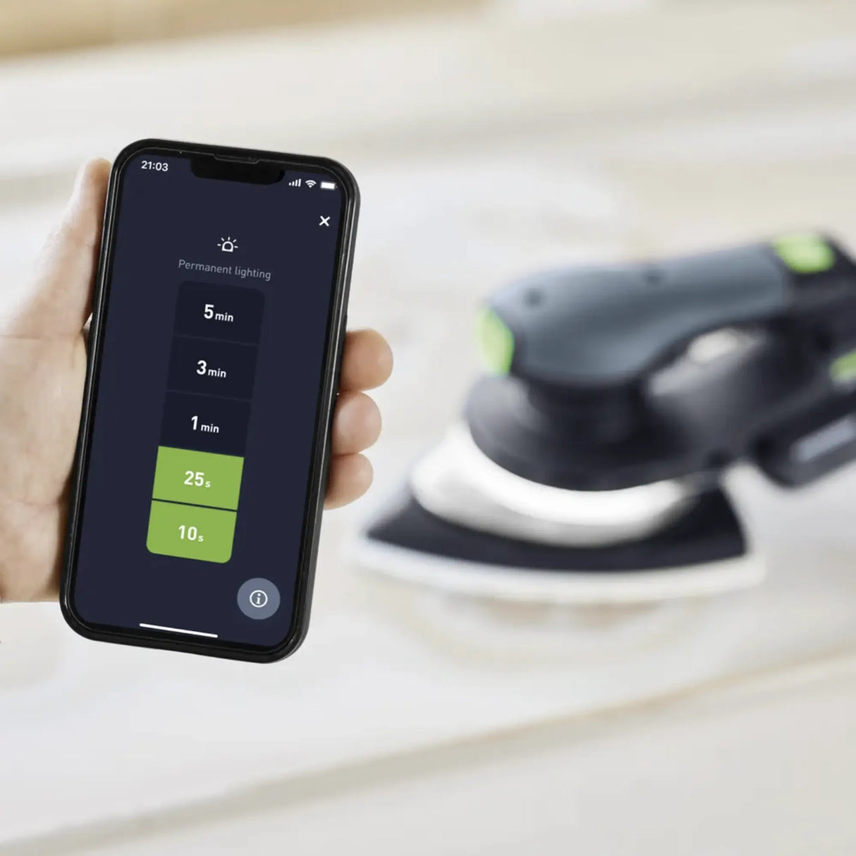 Levigatrice Delta Festool DTSC 200 18V