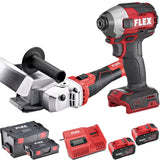 Combo Kit Flex V RFE 40 EC + V ID 1/4" EC HD 18V 8Ah