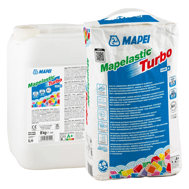 Impermeabilizzante Mapei Mapelastic Turbo A+B 18 kg