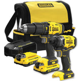 Kit Stanley SFMCK465D2S-QW 18V 2Ah