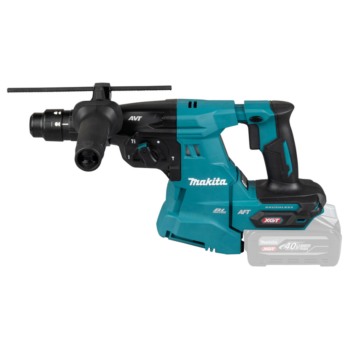 HR012GZ01 - Perceuse à percussion Makita HR012GZ01 XGT 40V SDS-Plus 28mm 3,3J - Image 2