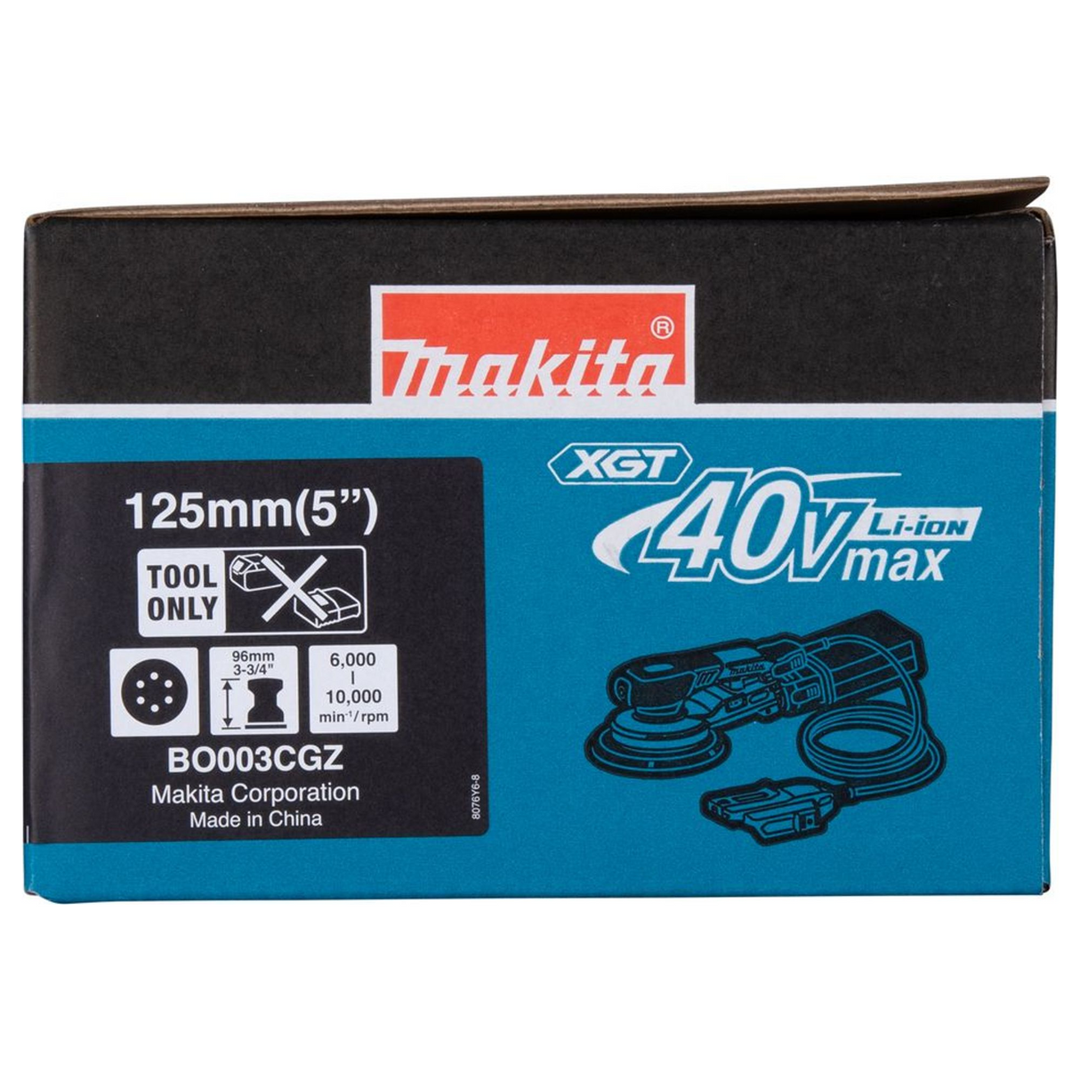 BO003CGZ - Levigatrice Rotorbitale Makita BO003CGZ 40V - Immagine 20