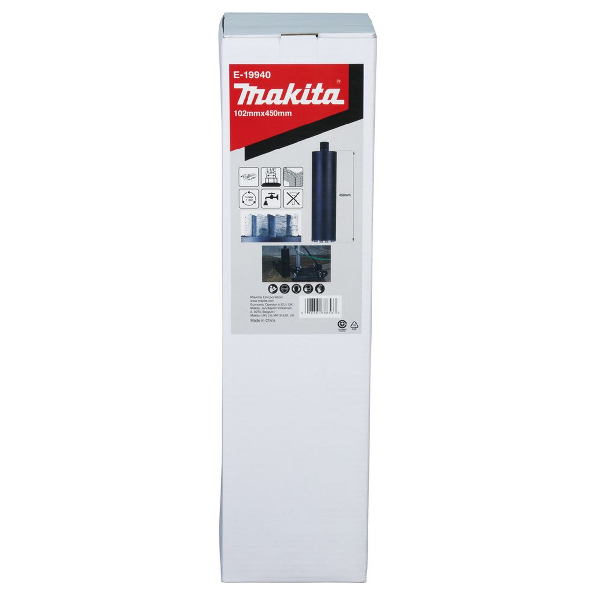 E-19940 - Couronne de diamant Makita E-19940 102 x 450 mm Humide 1-1/4" UNC - Image 6