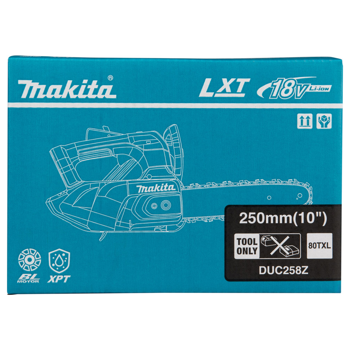 DUC258Z - Tronçonneuse électrique à poignée supérieure Makita DUC258Z 18V - Image 20
