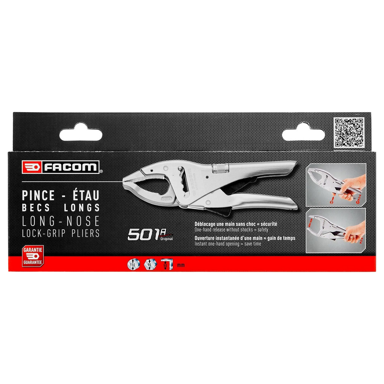 501APB - Pince à bec long Facom 501APB 250 mm