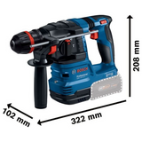 0611924102 - Klopboor Bosch GBH 18V-22 X PRO 18V - Afbeelding 24