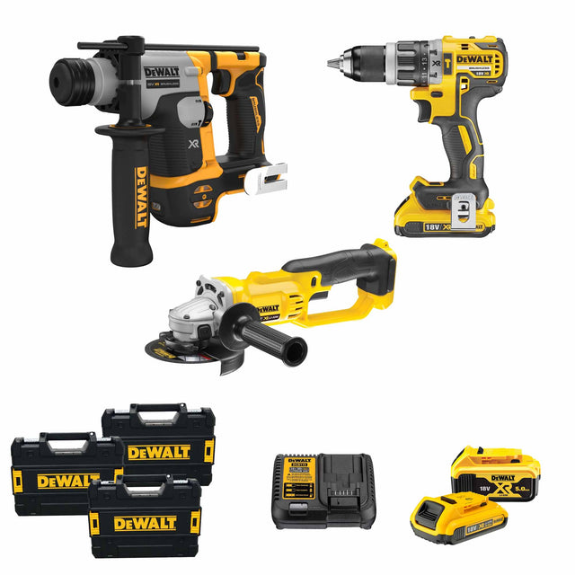 Kit d'outils électriques Dewalt DCK172HDGR3-2 18V 2Ah / 5Ah