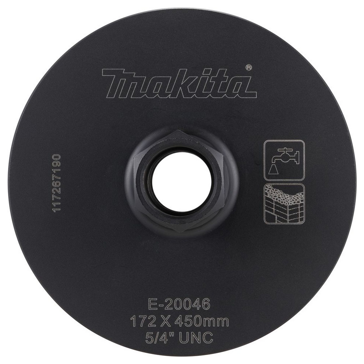 E-20046 - Couronne de diamant Makita E-20046 172 x 450 mm Humide 1-1/4" UNC - Image 5