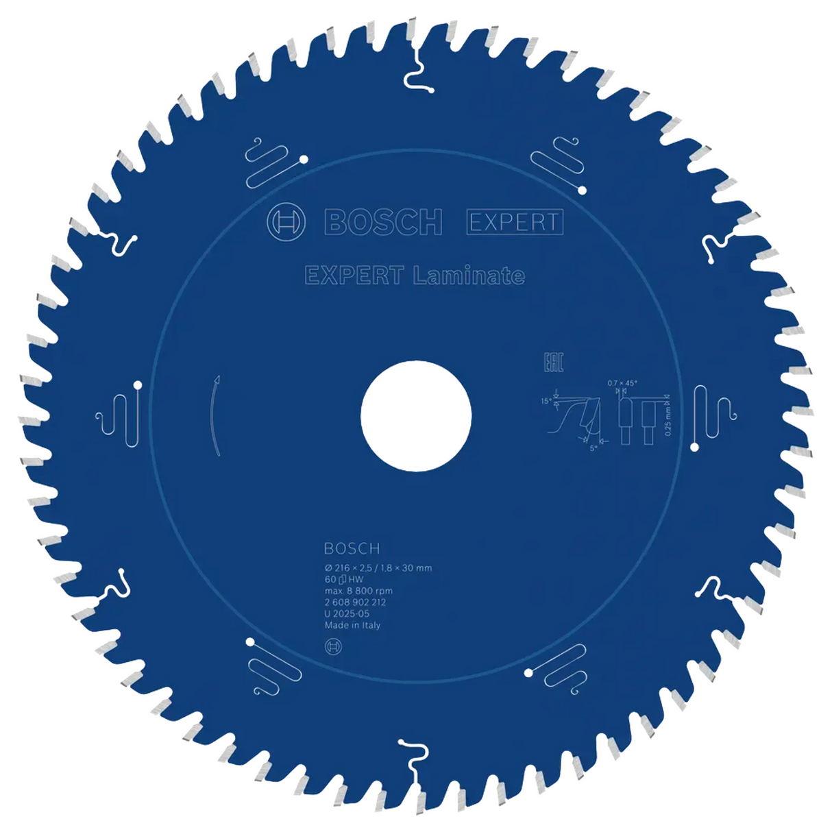 2608902213 - Lame circulaire Bosch Stratifié expert pour stratifié