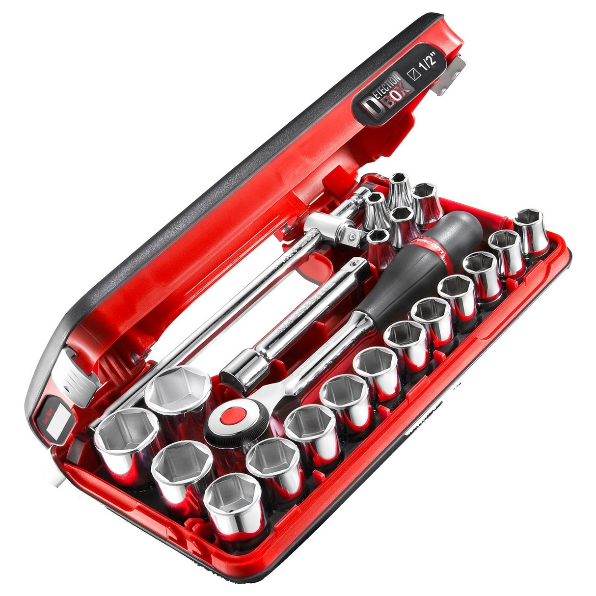 S.360DBOX4PB - Coffret de douilles Facom S.360DBOX4PB 1/2" avec cliquet (22 pièces) - Image 3