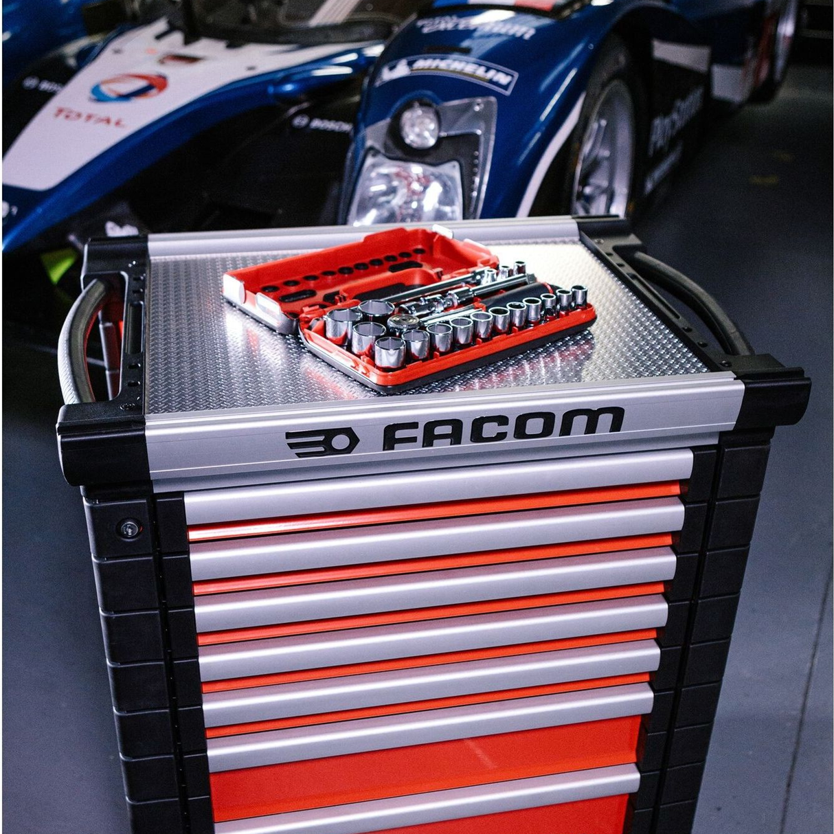 S.161DBOX1PB - Coffret de clés à douille Facom S.161DBOX1PB 1/2" 21 pièces - Image 2
