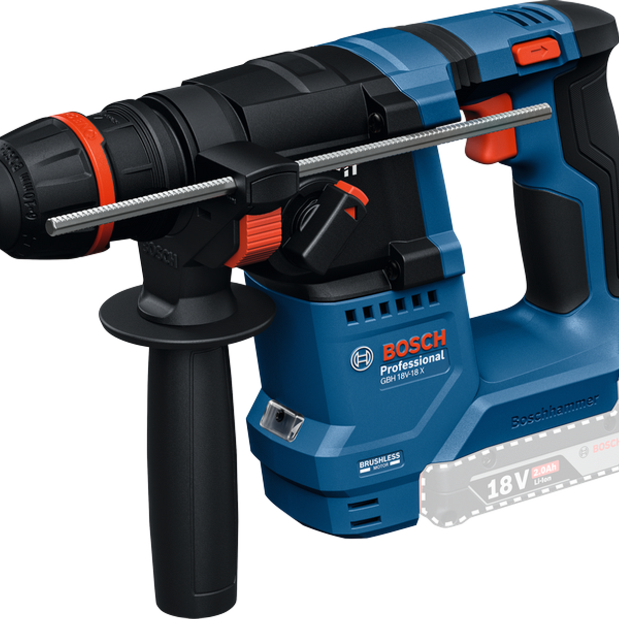 0611927102 - Klopboor Bosch GBH 18V-18 X PRO 18V - Afbeelding 24