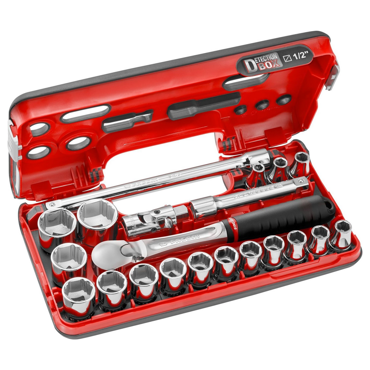 SL.DBOX1GRPPB - Set Chiavi a Bussola Facom SL.DBOX1GRPPB 1/2" OGV Grip 21 Pezzi - Immagine 3
