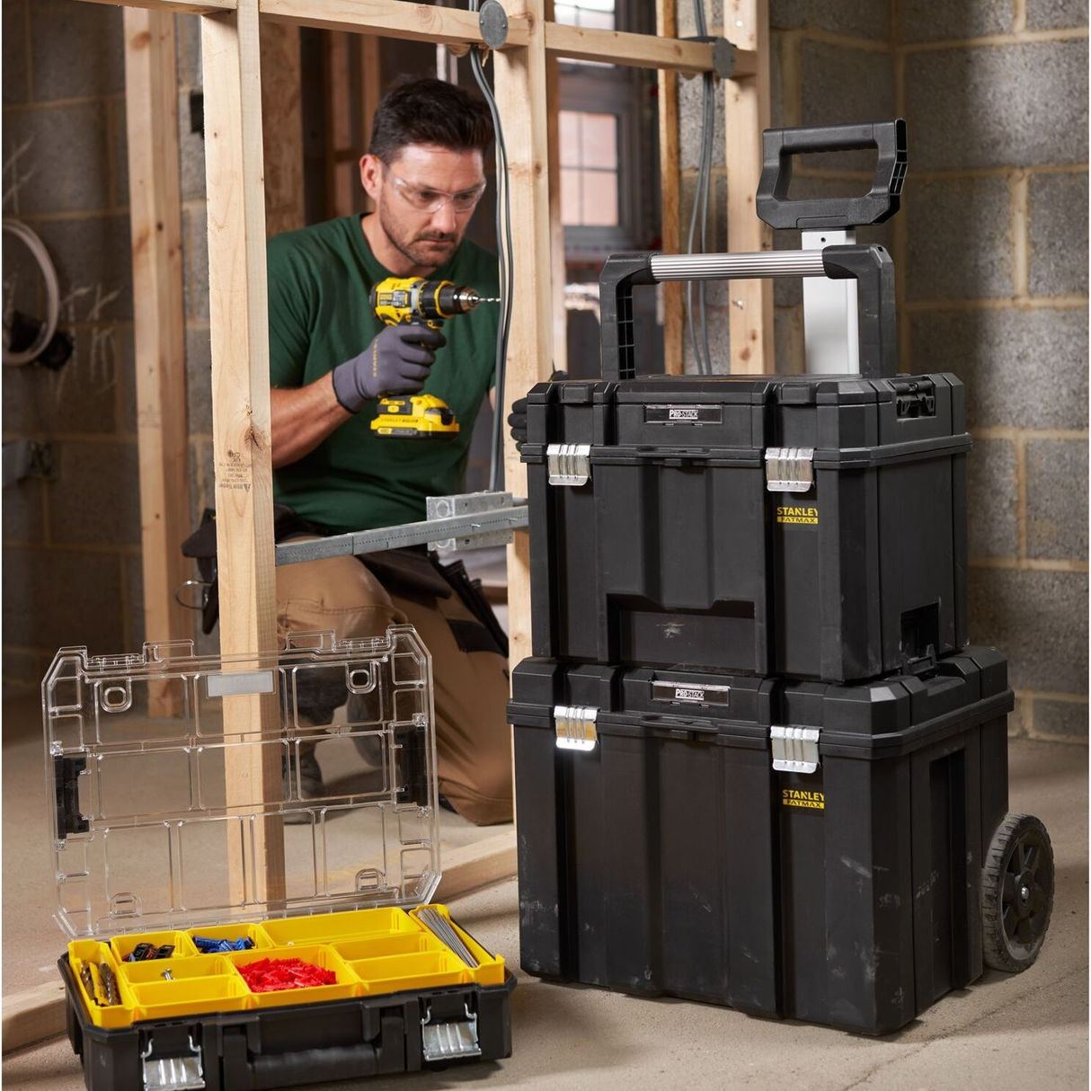 FMST1-75753 - Chariot à outils Stanley FMST1-75753 PRO-STACK FATMAX - Image 4