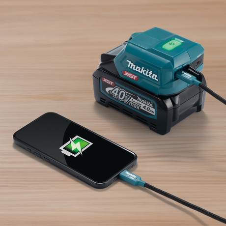 ADP002G - Adaptateur USB Makita ADP002G XGT 40V USB-C 105W + USB-A - Image 2
