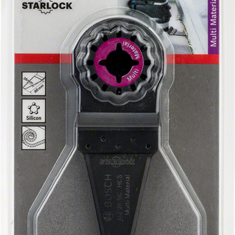 2608661691 - Fraise pour outils multifonctions Bosch AIZ 28 SC HCS Starlock Professionnel - Image 2